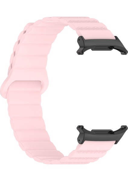 Samsung Galaxy Watch Ultra 47MM Manyetik Silikon Saat Kayışı Yedek Kayışı - Pembe (Yurt Dışından) indirimleri