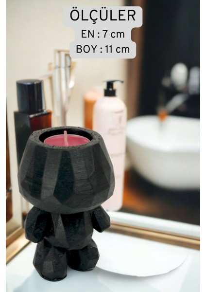 Şamdan Mumluk Tealight ve Şamdan Mum Uyumlu Model 5