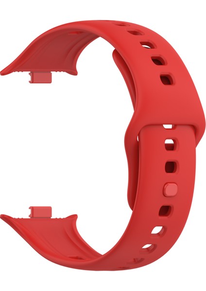 Vivo Watch Gt Saat Bandı Yumuşak Silikon Bilek Kayışı Ayarlanabilir Tokalı-Kırmızı (Yurt Dışından) fiyatları