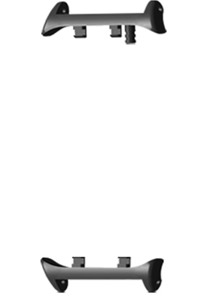 Huawei Watch D2 Metal Konnektörlü 22 mm Yedek Kayış Adaptörleri Için 1 Çift Kordon Konnektörü - Siyah (Yurt Dışından) modelleri