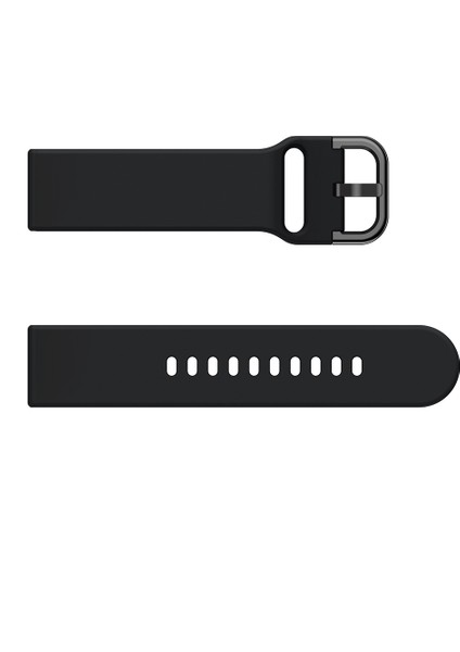 Huawei Watch Gt/watch Gt2/watch Active/watch Buds Için 22 mm Yumuşak Silikon Akıllı Saat Bandı Ayarlanabilir Bilek Kayışı - Siyah (Yurt Dışından) fiyatları