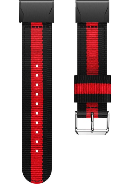 Garmin Fenix 5x-Siyah/kırmızı/siyah Için Naylon Saat Bilek Kayışı Yedeği (Yurt Dışından) fiyatları