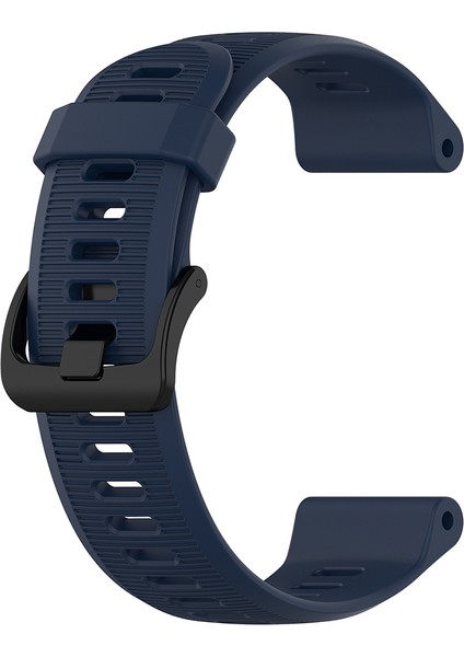 Garmin Forerunner 945/935 Yedek Bilek Bandı Çelik Tokalı Dokulu Silikon Saat Kayışı - Gece Mavisi (Yurt Dışından) modelleri