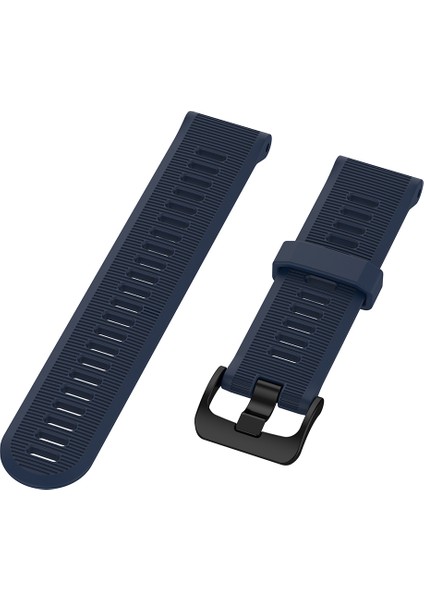 Garmin Forerunner 945/935 Yedek Bilek Bandı Çelik Tokalı Dokulu Silikon Saat Kayışı - Gece Mavisi (Yurt Dışından) fırsatları