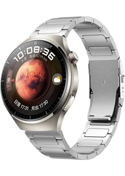 Huawei Watch Gt 2/3/4 46MM/XIAOMI Mi Watch/samsung Titanyum Alaşımlı Saat Kayışı 22MM-GÜMÜŞ (Yurt Dışından) fiyatları