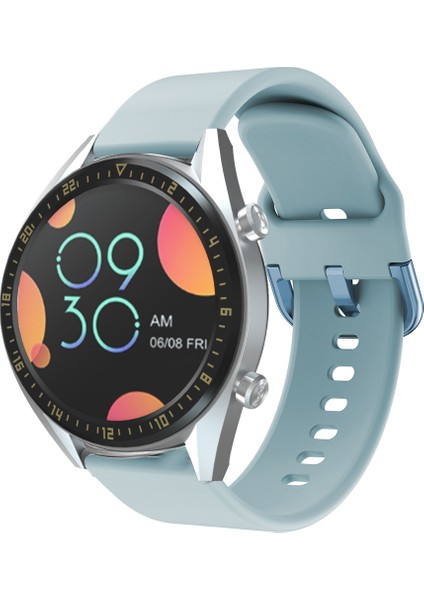 Huawei Watch Gt/watch Gt2/watch Active/watch Buds Için 22 mm Yumuşak Silikon Akıllı Saat Bandı Ayarlanabilir Bilek Kayışı - Bebek Mavisi (Yurt Dışından) fırsatları