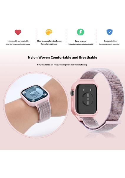 Huawei Watch Fit 3 Dokuma Naylon Saat Kayışı ve Tpu Saat Kılıfı Için Entegre Saat Kayışı - Çok Renkli (Yurt Dışından) fiyatları