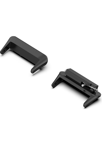Huawei Band 7 Için 1 Çift Saat Kayışı Adaptörü, Paslanmaz Çelik Akıllı Saat Bağlantısı - Siyah (Yurt Dışından)