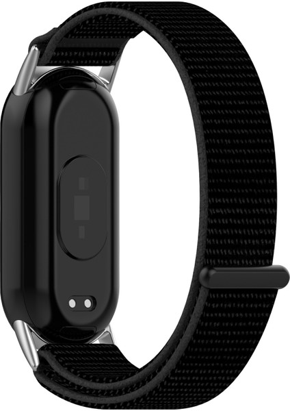 Xiaomi Akıllı Bileklik 9 Nfc/9/8 Nfc/8 Naylon Bileklik Bileklik ve Sihirli Bant - Saf Siyah (Yurt Dışından)