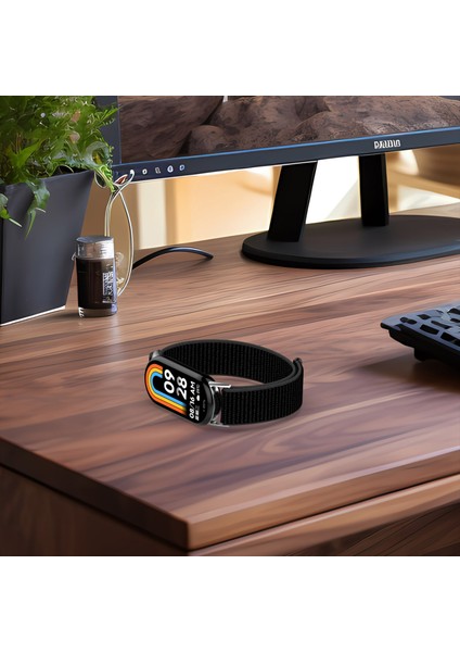 Xiaomi Akıllı Bileklik 9 Nfc/9/8 Nfc/8 Naylon Bileklik Bileklik ve Sihirli Bant - Saf Siyah (Yurt Dışından) modelleri