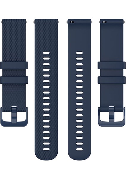 Huawei Watch 4 Pro/watch 2 Pro/watch Gt Runner/gt 3 46MM/WATCH Gt 3 Se/honor Watch Gs 3i-Lacivert Için 22 mm Silikon Saat Kayışı Yedek Kayışı (Yurt Dışından) indirimleri