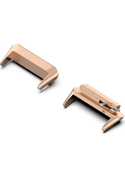 Huawei Band 7 Için 1 Çift Saat Kayışı Adaptörü, Paslanmaz Çelik Akıllı Saat Bağlantısı - Gül Altını (Yurt Dışından)