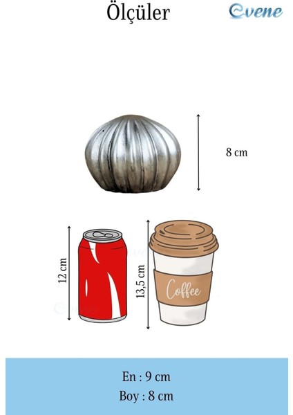 Dekoratif Biblo Kaktüs Dekor Objesi El Yapımı Hediyelik Süs Eşyası Model Kaktüs1