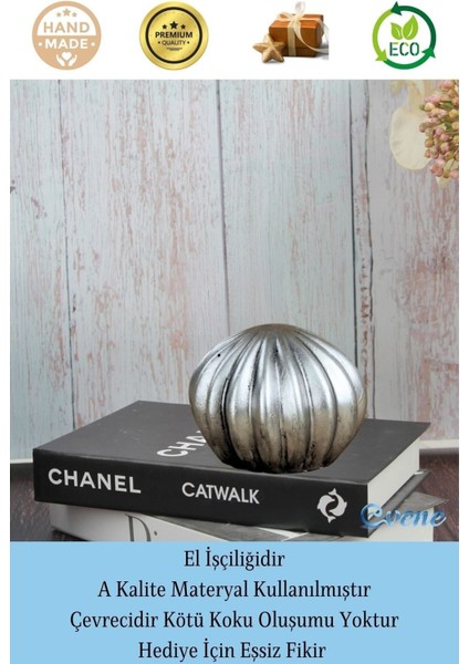 Dekoratif Biblo Kaktüs Dekor Objesi El Yapımı Hediyelik Süs Eşyası Model Kaktüs1