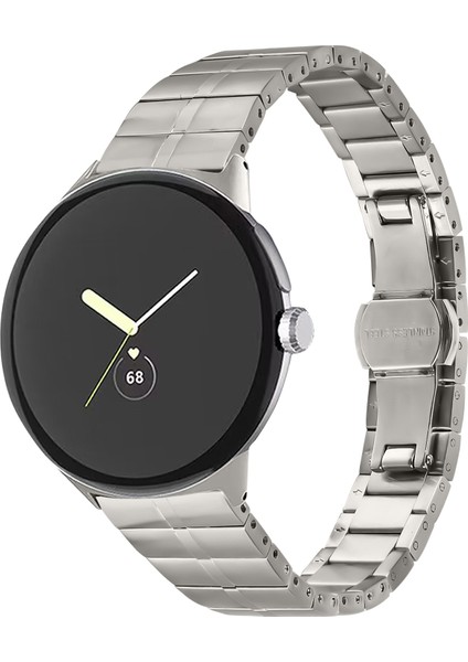 Google Pixel Watch 3 41 Mm/watch 2/pixel Watch Paslanmaz Çelik Saat Kayışı Yedek Bilek Bandı - Titanyum (Yurt Dışından) fiyatları