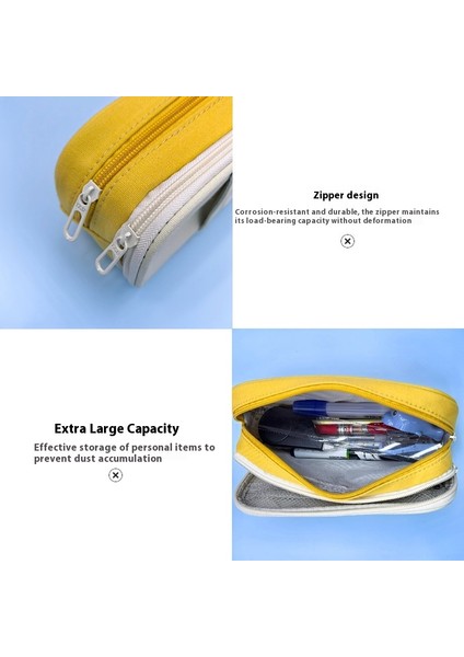 Iki Renkli Kalem Kılıfı Öğrenci Büyük Kapasiteli Kalem Kutusu (Yurt Dışından) modelleri