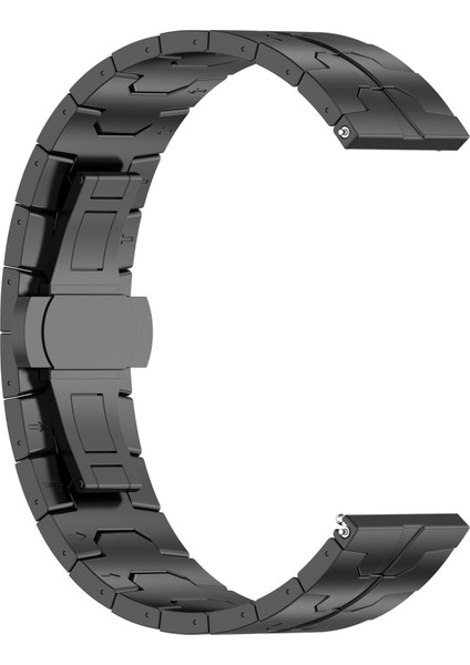 Huawei Watch Gt4/xiaomi Mi Watch/samsung Watch Kayışı 22 mm Titanyum Alaşımlı Bant - Siyah (Yurt Dışından) indirimleri