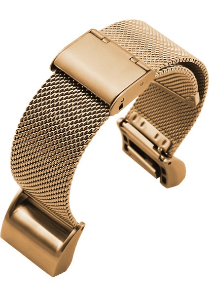 Fitbit Charge 2 Için Örgü Paslanmaz Çelik Saat Kayışı - Gül Altın Rengi (Yurt Dışından)