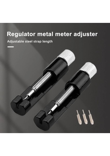 Metal Saat Kayışı Bilezik Bağlantı Pimi Çıkarıcı Saat Kayışı Ayarlayıcı Tamir Aleti - Siyah (Yurt Dışından) fiyatları
