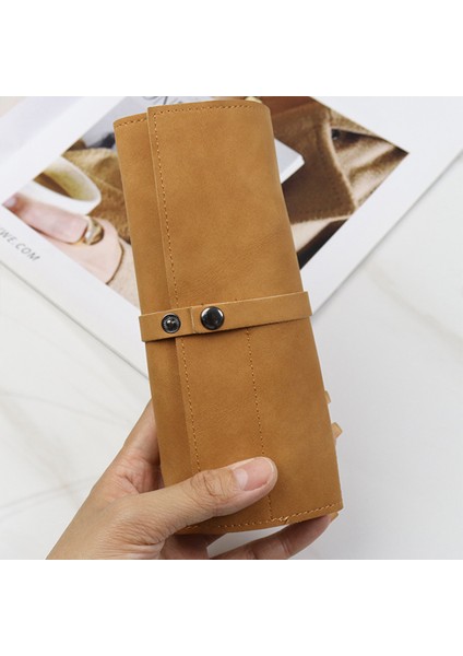 Retro Mat Akıllı Saat Saklama Çantası 5 Izgaralı Mikrofiber Deri Saat Kayışı Taşıma Kılıfı - Kahverengi (Yurt Dışından) indirimleri