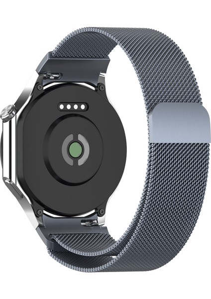 Oneplus Watch 2r/watch 2 Metal Manyetik Bantlı Milanese Örgülü Saat Kayışı - Uzay Grisi (Yurt Dışından)