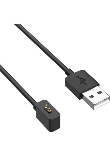 Xiaomi Akıllı Bileklik 9 Pro/9 Nfc/9/8/redmi Watch 4/redmi Band 2 Için 60 cm Şarj Kablosu Taşınabilir Akıllı Saat Şarj Kablosu-Siyah (Yurt Dışından)