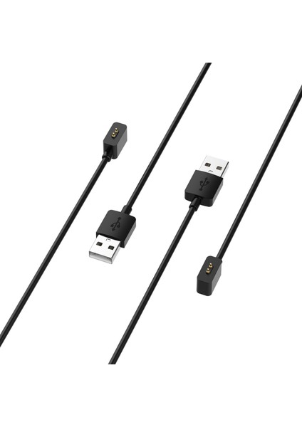 Xiaomi Akıllı Bileklik 9 Pro/9 Nfc/9/8/redmi Watch 4/redmi Band 2 Için 60 cm Şarj Kablosu Taşınabilir Akıllı Saat Şarj Kablosu-Siyah (Yurt Dışından) modelleri