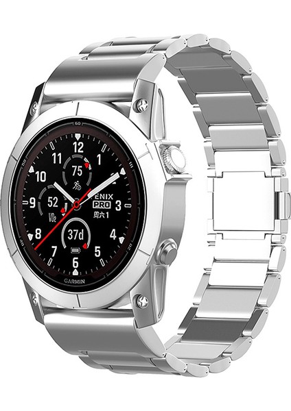 Garmin Fenix 7/forerunner 965/955/945/935 Saat Kayışı 22 mm Manyetik Tokalı Metal Titanyum Alaşımlı Kayış-Gümüş (Yurt Dışından) fırsatları