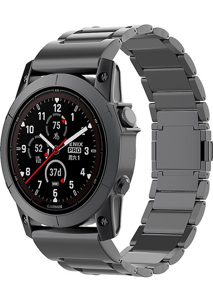 Garmin Fenix 7/forerunner 965/955/945/935 Saat Kayışı 22 mm Manyetik Tokalı Metal Titanyum Alaşımlı Kayış-Siyah (Yurt Dışından) fırsatları