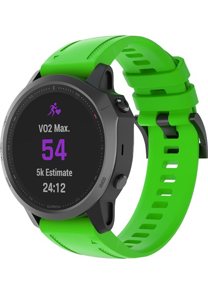 Garmin Fenix 7s/6s Pro/6s/6x/6/5s Plus/5s/ınstinct 2s Için Silikon Akıllı Saat Kayışı Yedeği - Sarıyeşil (Yurt Dışından) modelleri
