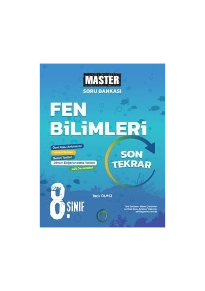 Okyanus Yayınları 8. Sınıf Fen Bilimleri Master Son Tekrar Soru Bankası