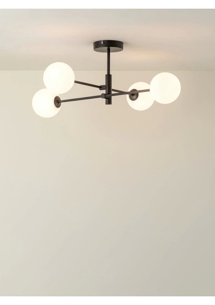 Else 4'lü Siyah Sarkıt Avize modelleri