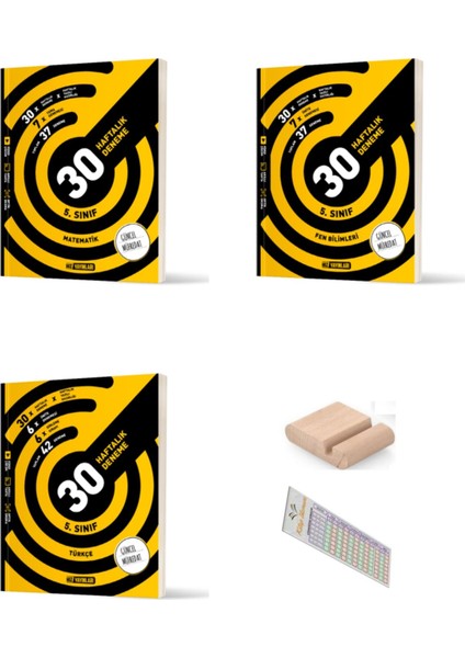 Hız 5. Sınıf Türkçe Matematik Fen 30 Haftalık Deneme 2025-2026 +Telefon Tutucu + Çözüm Ayracı