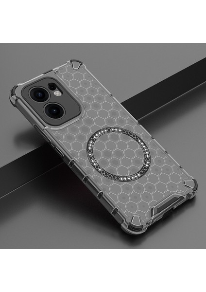 Oppo Reno 13 Pro Manyetik Telefon Kılıfı, Şeffaf Darbeye Dayanıklı Telefon Kılıfı Kapağı Oppo Reno 13 Pro (Yurt Dışından)