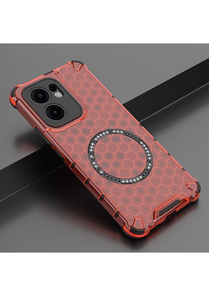 Oppo Reno 13 Pro Manyetik Telefon Kılıfı, Şeffaf Darbeye Dayanıklı Telefon Kılıfı Kapağı Oppo Reno 13 Pro (Yurt Dışından)