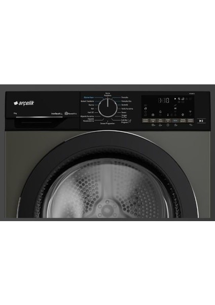 911 Kmp Ig 9 kg Çamaşır Kurutma Makinesi Manhattan Grey modelleri