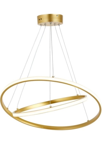 30-40 Eskitme LED Avize Gold