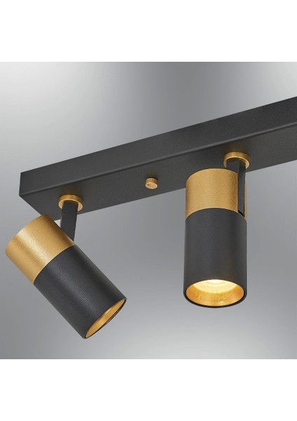 4'lü Modern Siyah Gold Spot Avize fiyatları