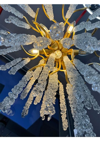 Luxury Gold - Altın Kaplama Serip Avize - Salon / Oturma Odası - Yatak Odası - Hotel ve Showroom fırsatları