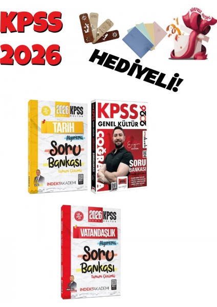 Indeks + Yargı 2026 Kpss Tarih + Coğrafya + Vatandaşlık Soru Bank