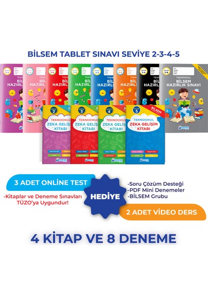 Bilsem Tablet Sınavı Seviye 2-3-4-5