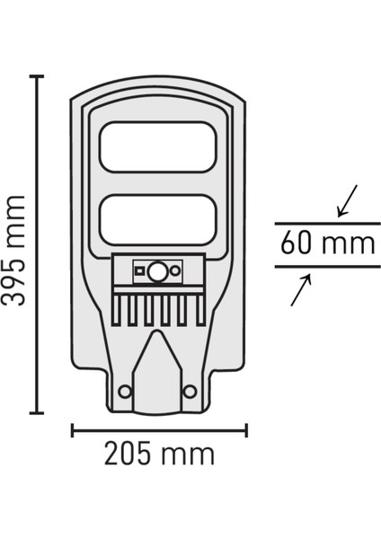 MX-9042 100W Kumandalı Solar Sokak Armatürü fırsatları