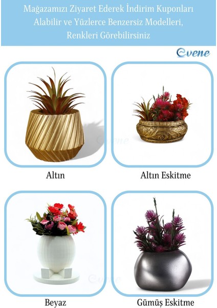 Çiçek Saksısı Beton Saksı Büyük Saksı Model2