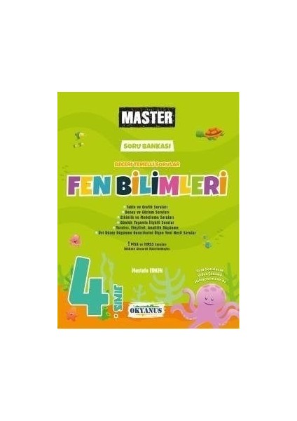 Okyanus Yayınları 4. Sınıf Fen Bilimleri Master Soru Bankası
