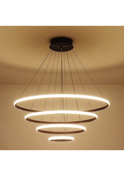 LED Avize 4'lü Ring Sarkıt TRA30104 Ø100CM