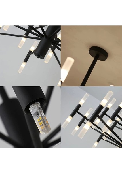 Leo 20 Başlıklı Eskitme Ledli Sarkıt Avize ve LED Tavan Aydınlatma indirimleri