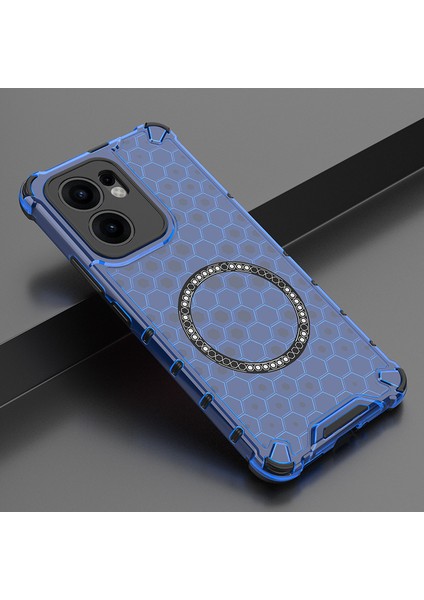 Oppo Reno 13 Pro Manyetik Telefon Kılıfı, Şeffaf Darbeye Dayanıklı Telefon Kılıfı Kapağı Oppo Reno 13 Pro (Yurt Dışından)