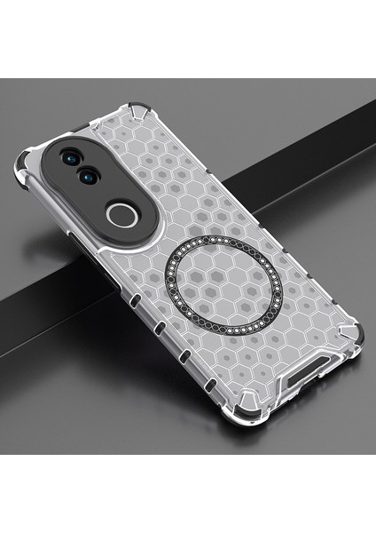 Vivo V50 Manyetik Telefon Kılıfı, Şeffaf Darbeye Dayanıklı Telefon Kılıfı Kapağı Vivo V50 (Yurt Dışından) modelleri