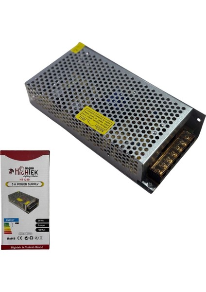 Hıghtek HT-1210 Metal Kasa Adaptör 24 Volt 5 Amper
