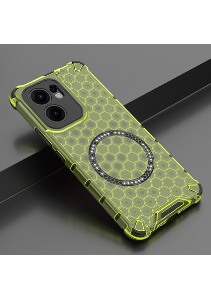 Oppo Reno 13 Pro Manyetik Telefon Kılıfı, Şeffaf Darbeye Dayanıklı Telefon Kılıfı Kapağı Oppo Reno 13 Pro (Yurt Dışından)